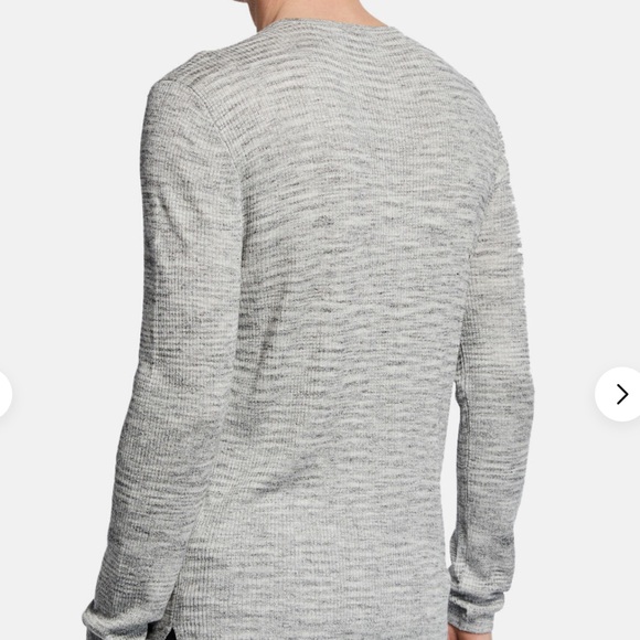 ⭐️John Varvatos Sean Knit Linen Blend Henley - Picture 3 of 11